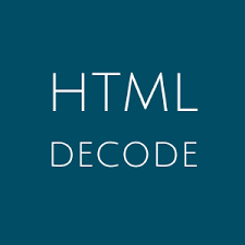 html decoder